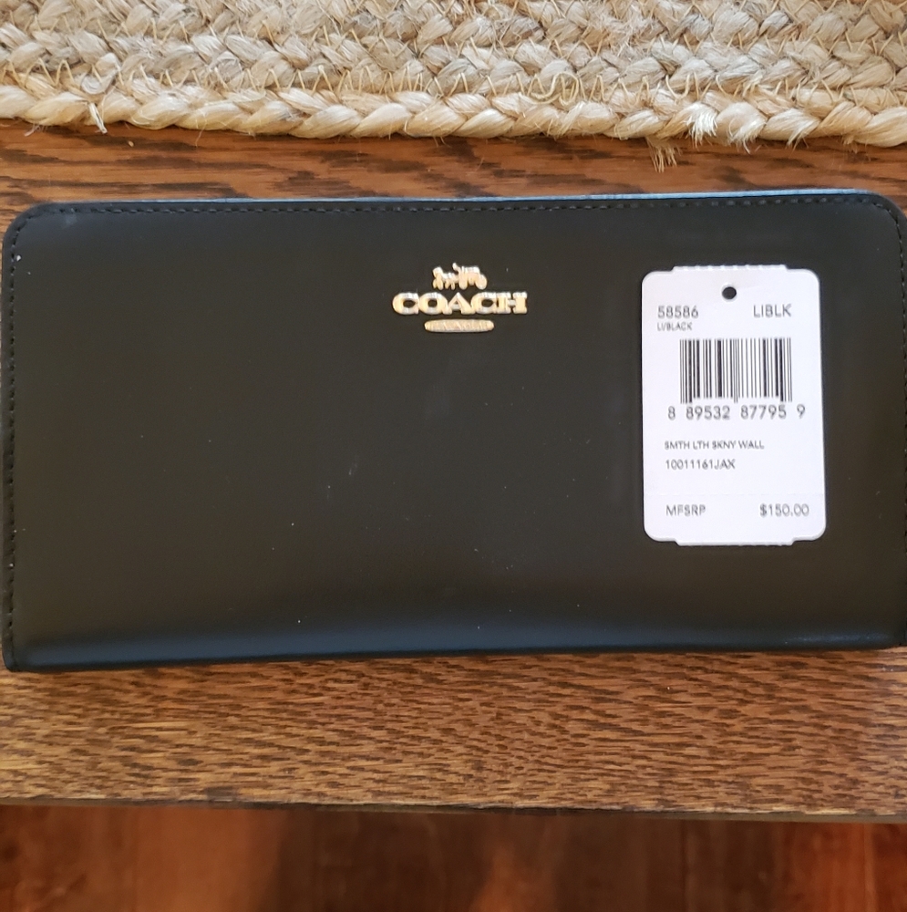 Black Coach Wallet